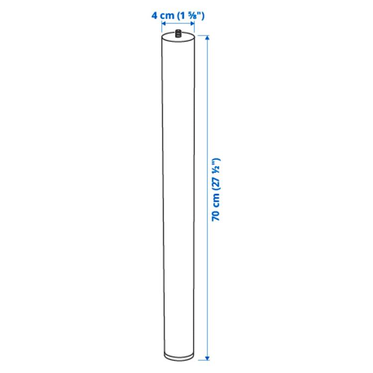 ножка, белый dimensions