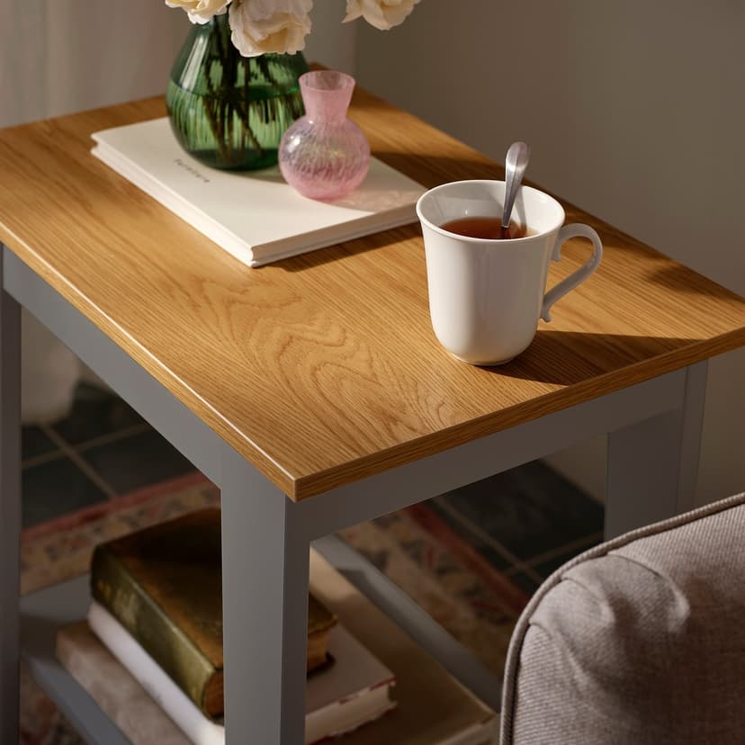 ÄMMARYD — придиванный столик, серый, 59x40 см