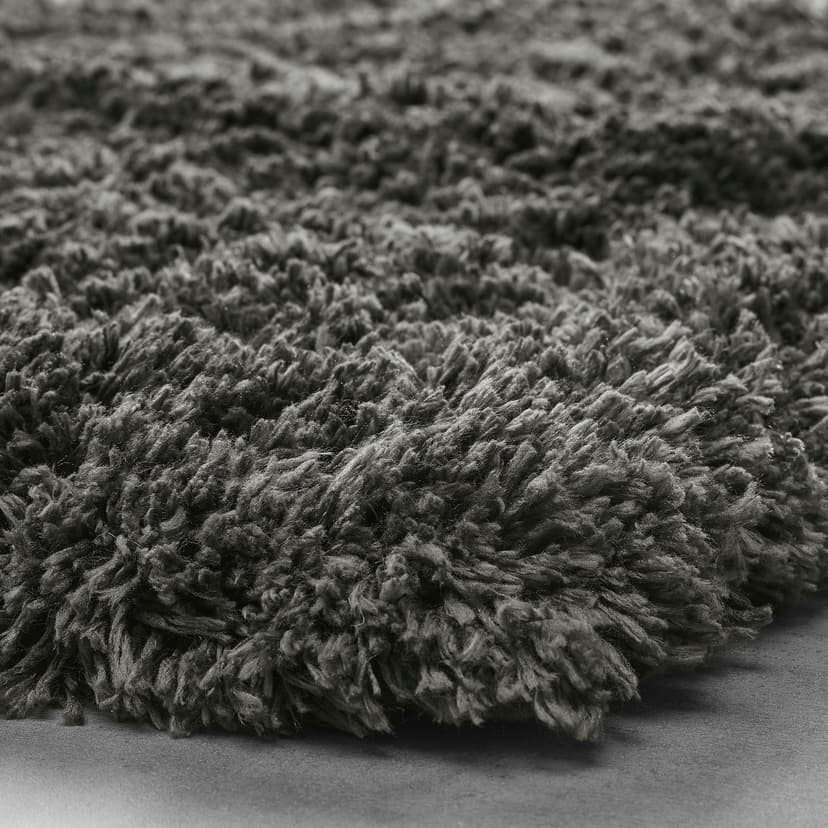 ALMTJÄRN — Dywanik łazienkowy, ciemnoszary, 