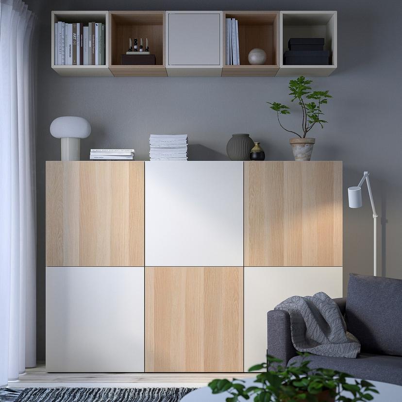 BESTÅ / EKET — комбинация д/хранения, 180x42x129 см