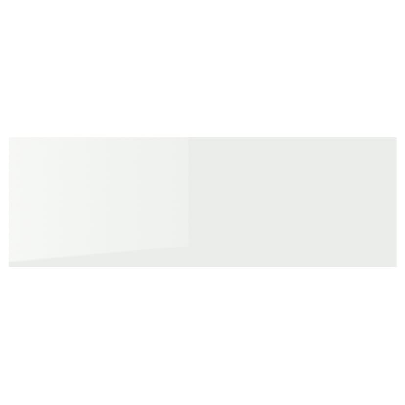 BESTÅ — Panel górny, szkło/biały, 