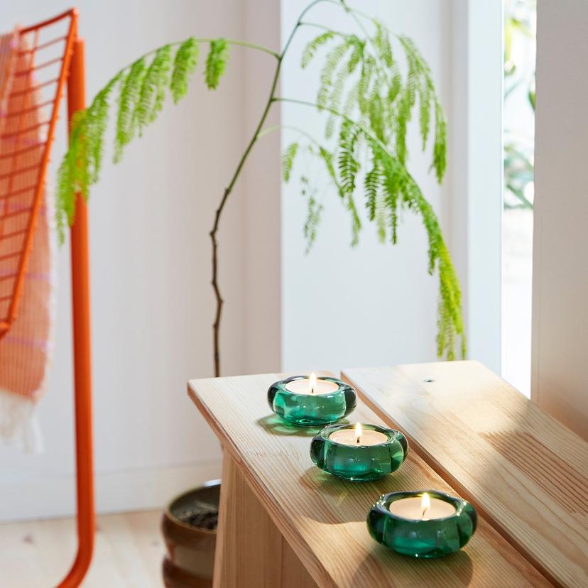 BLADFÅGEL — Подсвечник для чайных свечей, зеленый