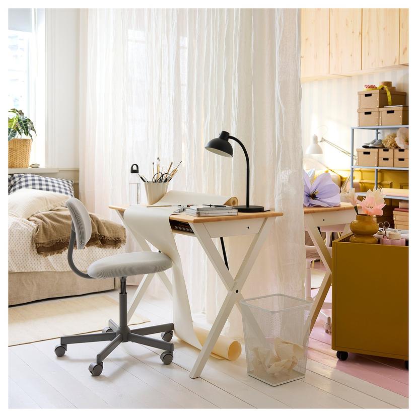 BOLLPOJKE — Письменный стол, сосна/белый