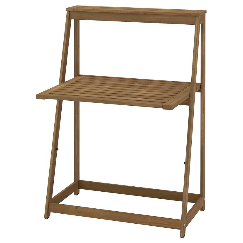 DJUPÖN — складной стол, коричневый