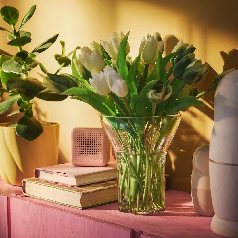 DOFTRIPS — Wazon, szkło bezbarwne, 