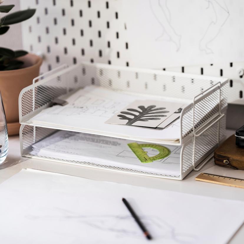 DRÖNJÖNS — Лоток для писем, белый