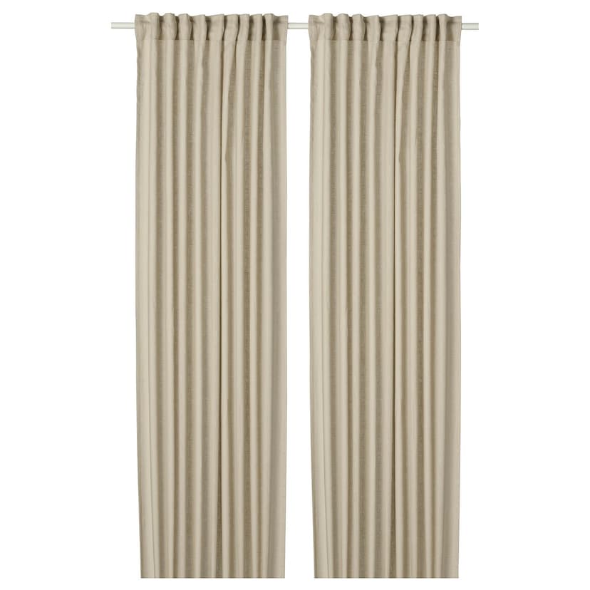 DYTÅG — гардины, 2 шт., лен, 145x300 см