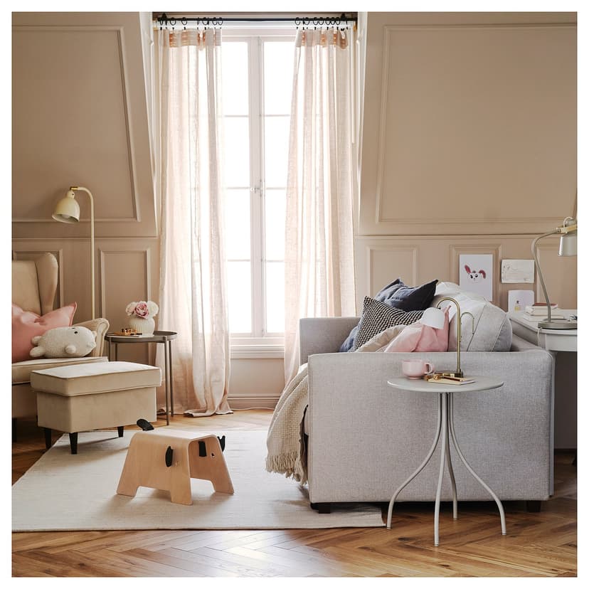 DYTÅG — гардины, 2 шт., лен, 145x300 см