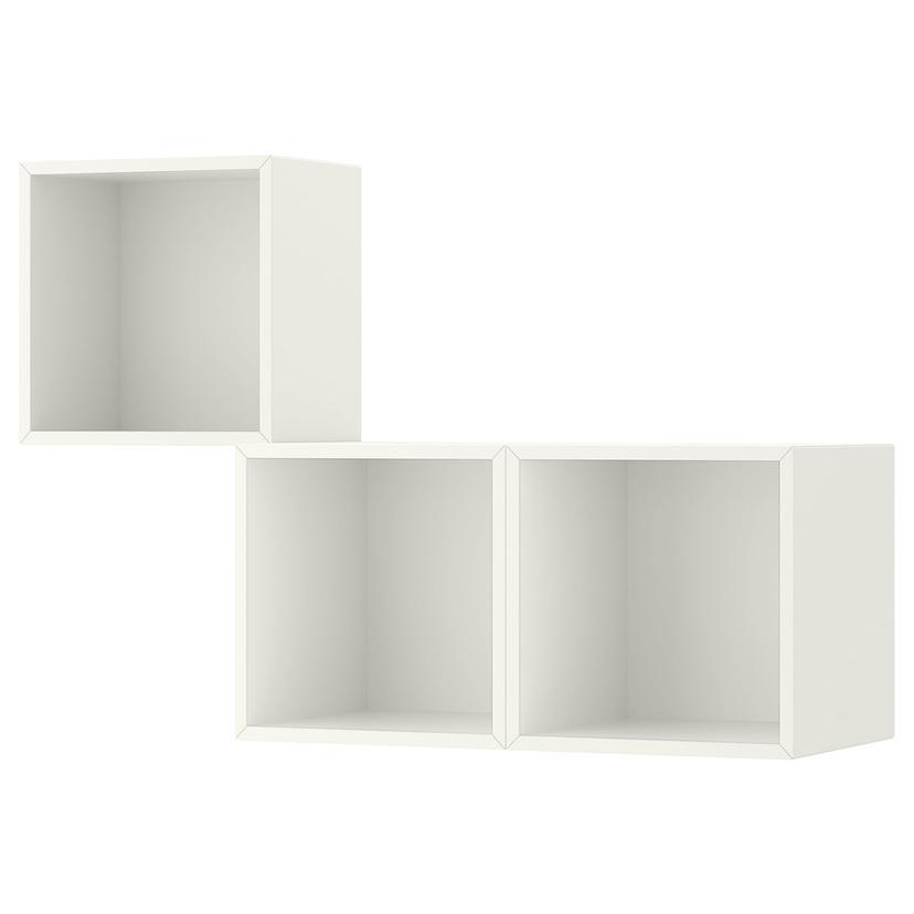 EKET — комбинация настенных шкафов, белый, 105x35x70 см
