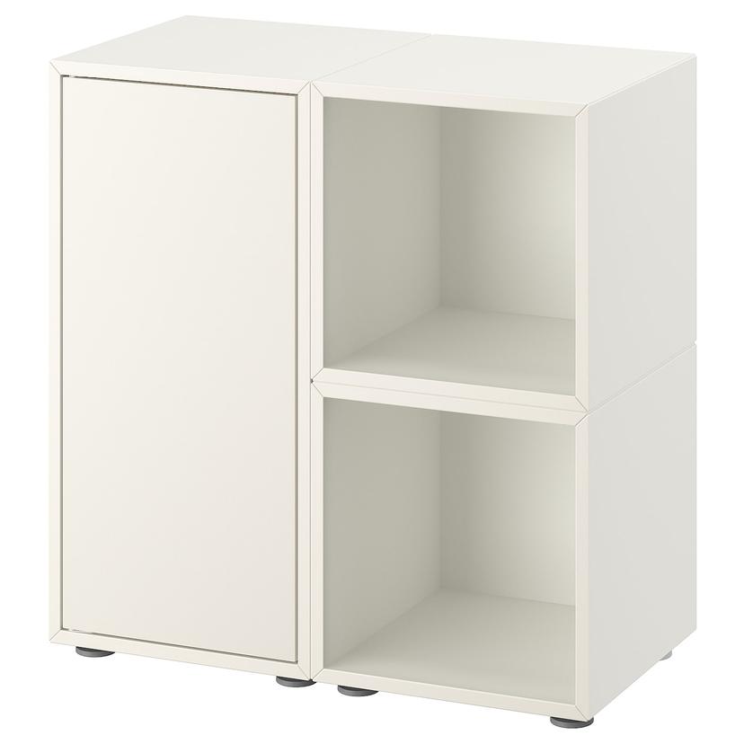 EKET — комбинация шкафов с ножками, белый, 70x35x72 см