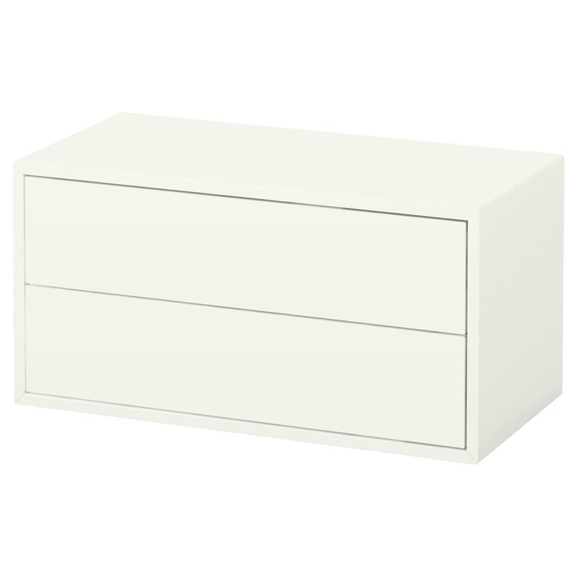 EKET — шкаф с 2 ящиками, белый, 70x35x35 см