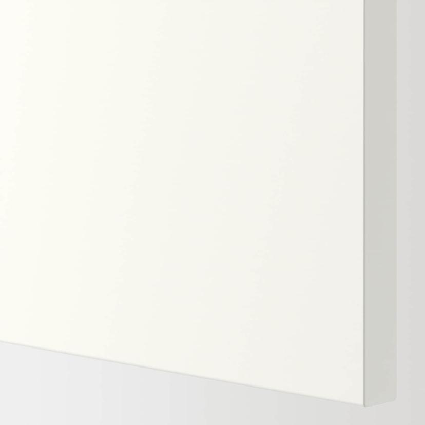 ENHET — фронт панель для посудом машины, белый, 45x75 см