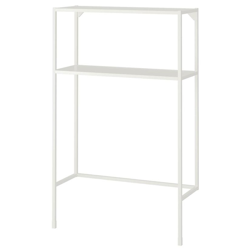 ENHET — каркас с полками д/стиральн машины, белый, 80x30x129 см