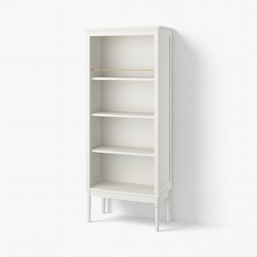 FÄRJKARL — Стеллаж, белый с оттенком, 77x39x188 см