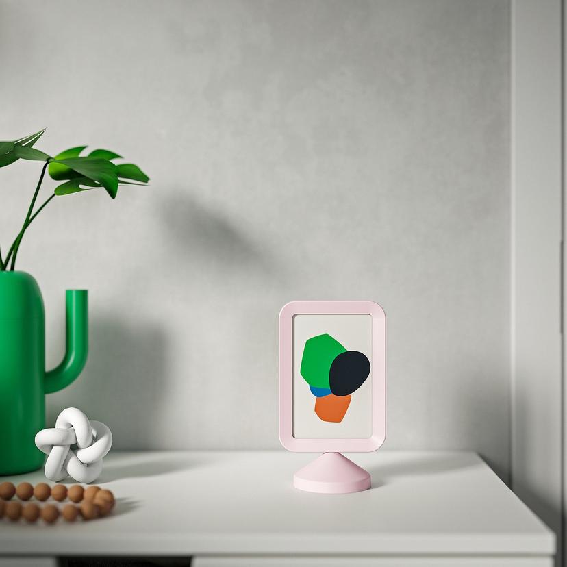 FIKONTRÄD — Рамка, светло-розовая