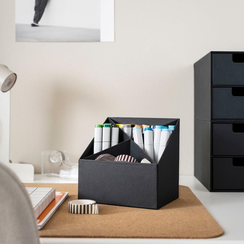 FJÄDERHARV — Настольный органайзер, антрацитовый