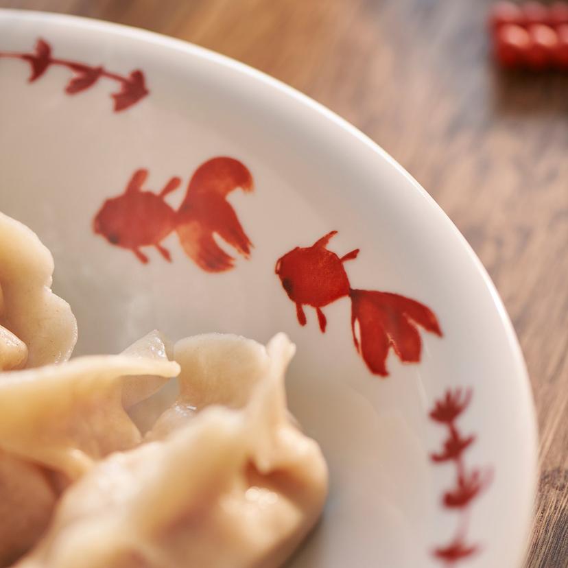 FÖSSTA — Глубокая тарелка, золотая рыбка