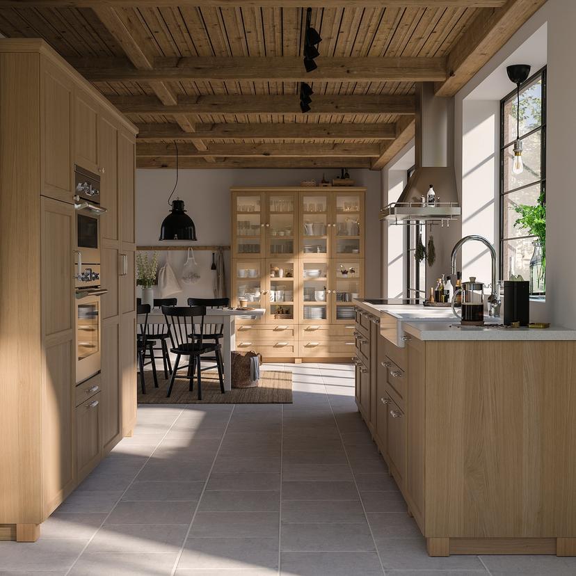 FORSBACKA — дверь, дуб, 60x80 см