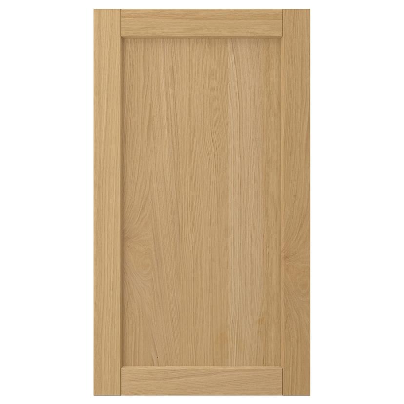 FORSBACKA — фронт панель для посудом машины, дуб, 45x80 см