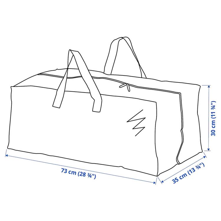 Torba do wózka, 73x35x30 см 76 l dimensions