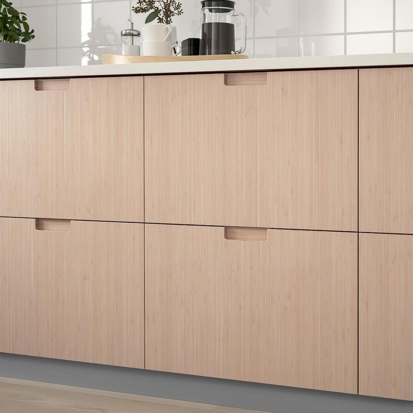 FRÖJERED — фронтальная панель ящика, светлый бамбук, 40x20 см