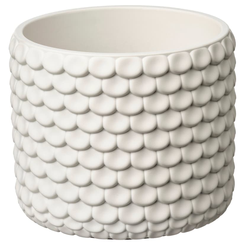 GLACIÄRBJÖRN — Osłonka doniczki, biały, 