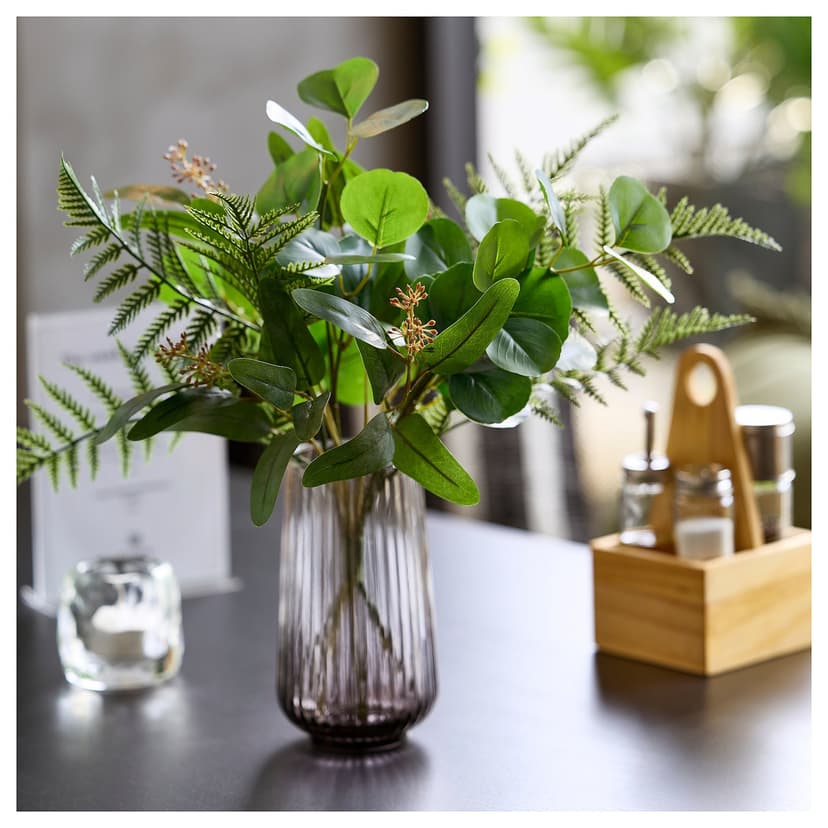 GRADVIS — ваза, серый, 19 см