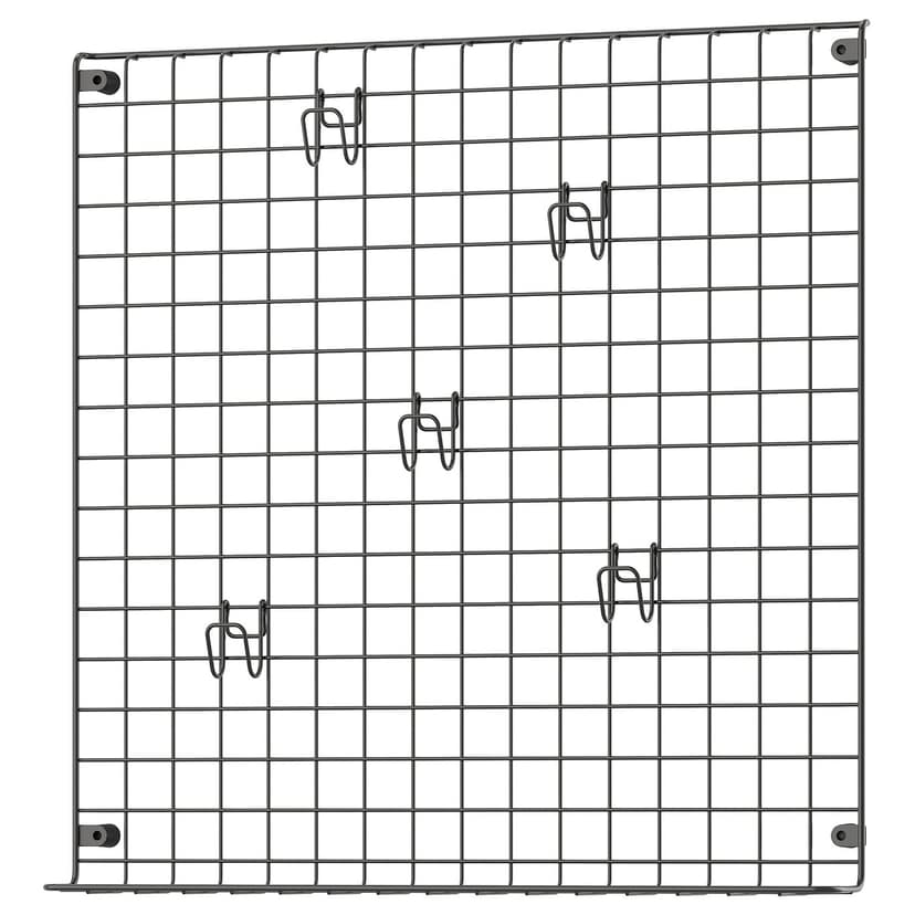 GREJIG — Kratka ścienna z drążkiem, szary, 