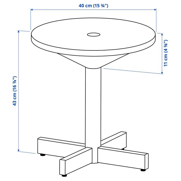 Stolik,  dimensions