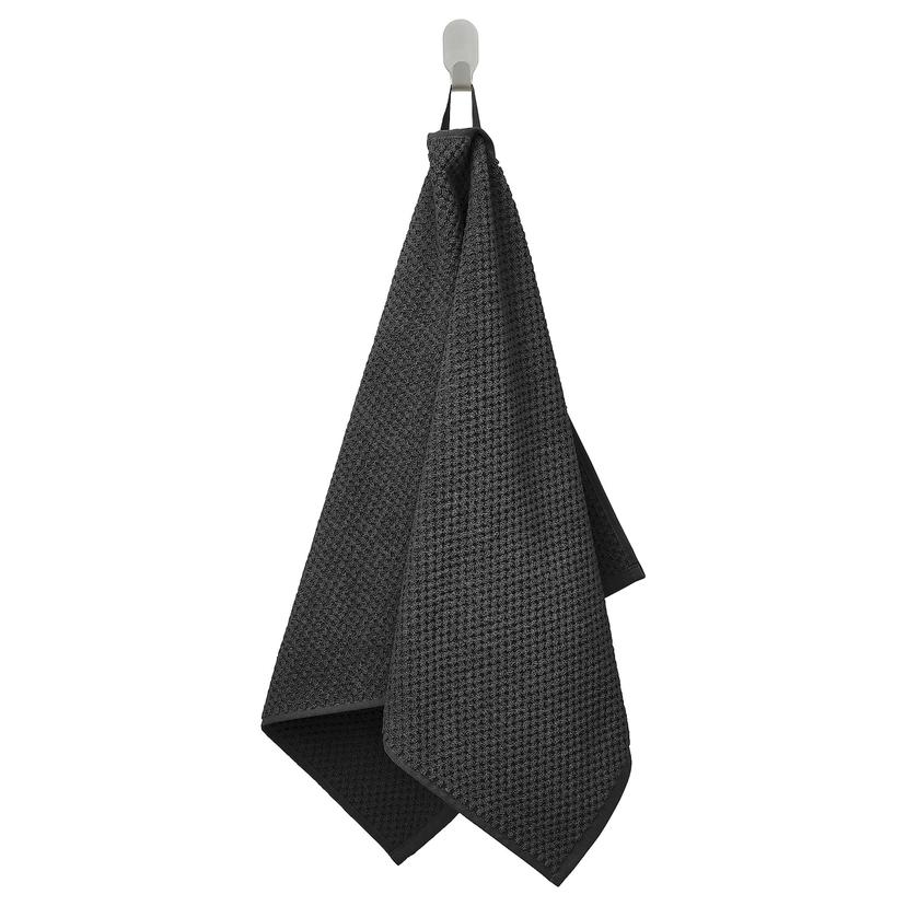 GULVIAL — полотенце, черный, 50x100 см