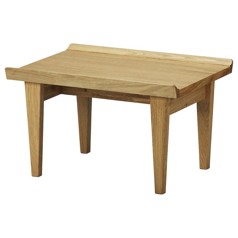 GUTTANE — придиванный столик, дуб, 58x39 см