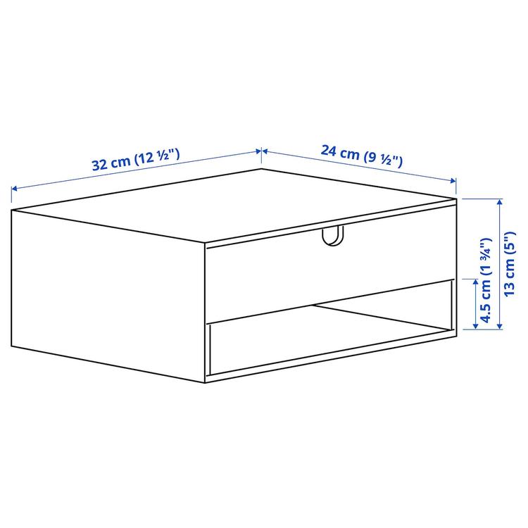 мини-комод, под дуб, 32x24 см dimensions