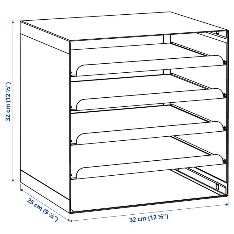лоток для корреспонденции, антрацит dimensions