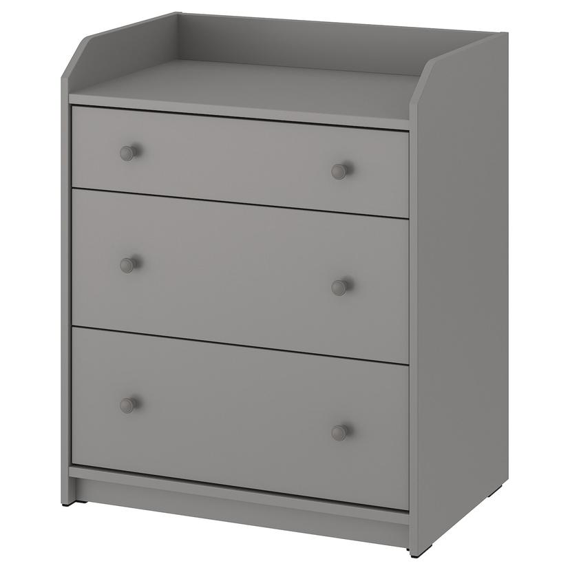 HAUGA — Комод, 3 ящика, 70x46x84 см