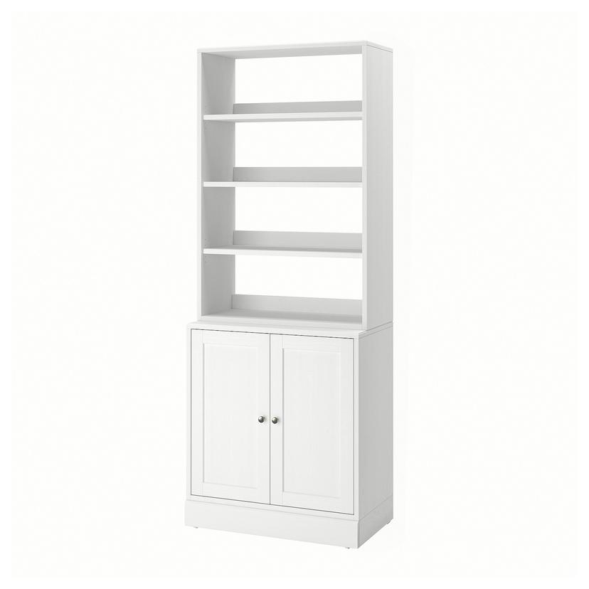 HAVSTA — комбинация д/хранения, белый, 81x47x212 см