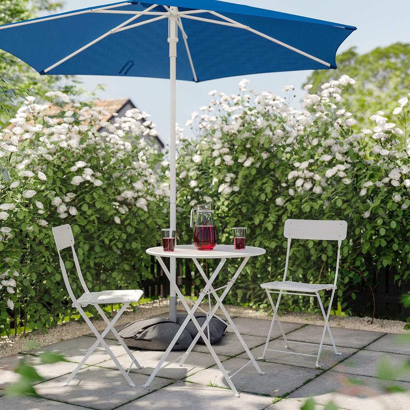 HÖGÖN — зонт от солнца, темно-синий, 270 см