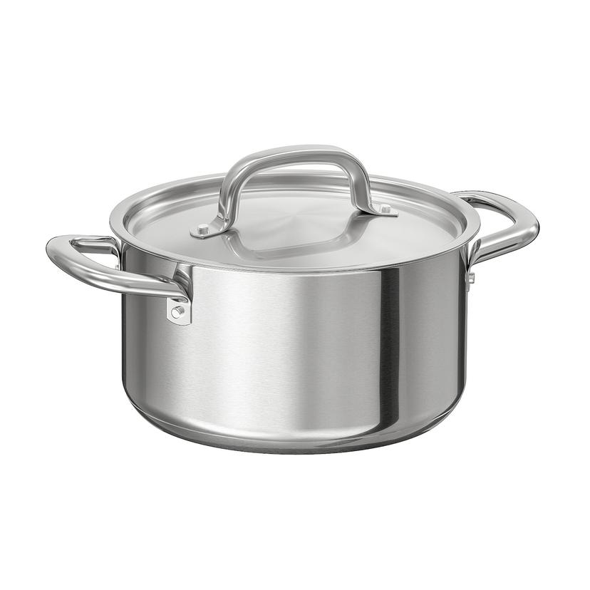 IKEA 365+ — кастрюля с крышкой, нержавеющ сталь, 3.0 л