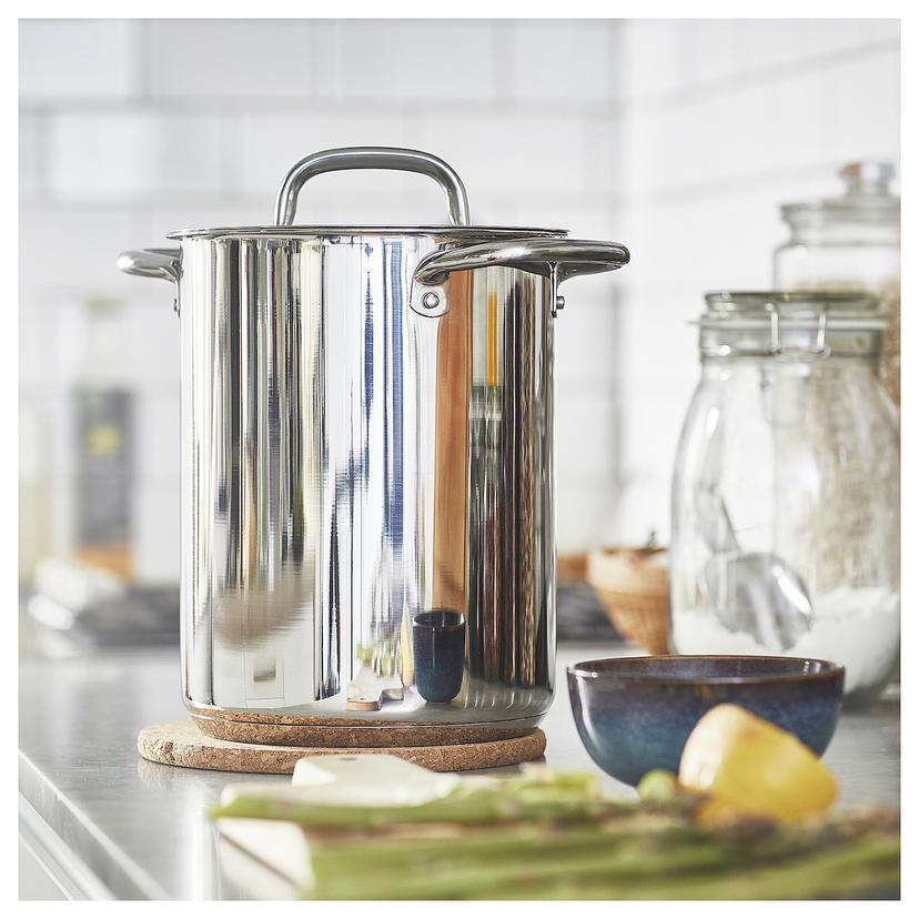 IKEA 365+ — кастрюля + вставка, нержавеющ сталь, 5.0 л