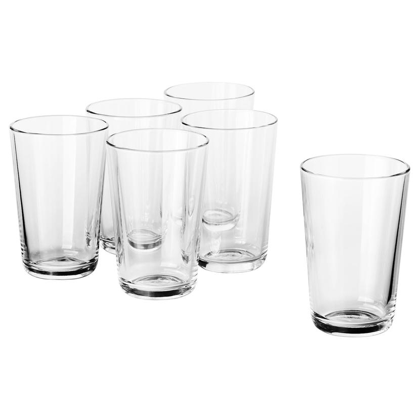 IKEA 365+ — стакан, прозрачное стекло, 30 сл