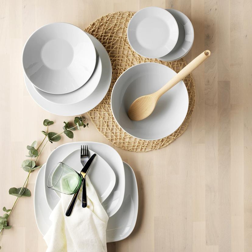 IKEA 365+ — тарелка, белый, 15 см