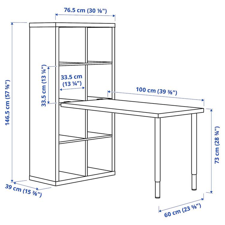 стол, комбинация, белый, 77x139x147 см dimensions