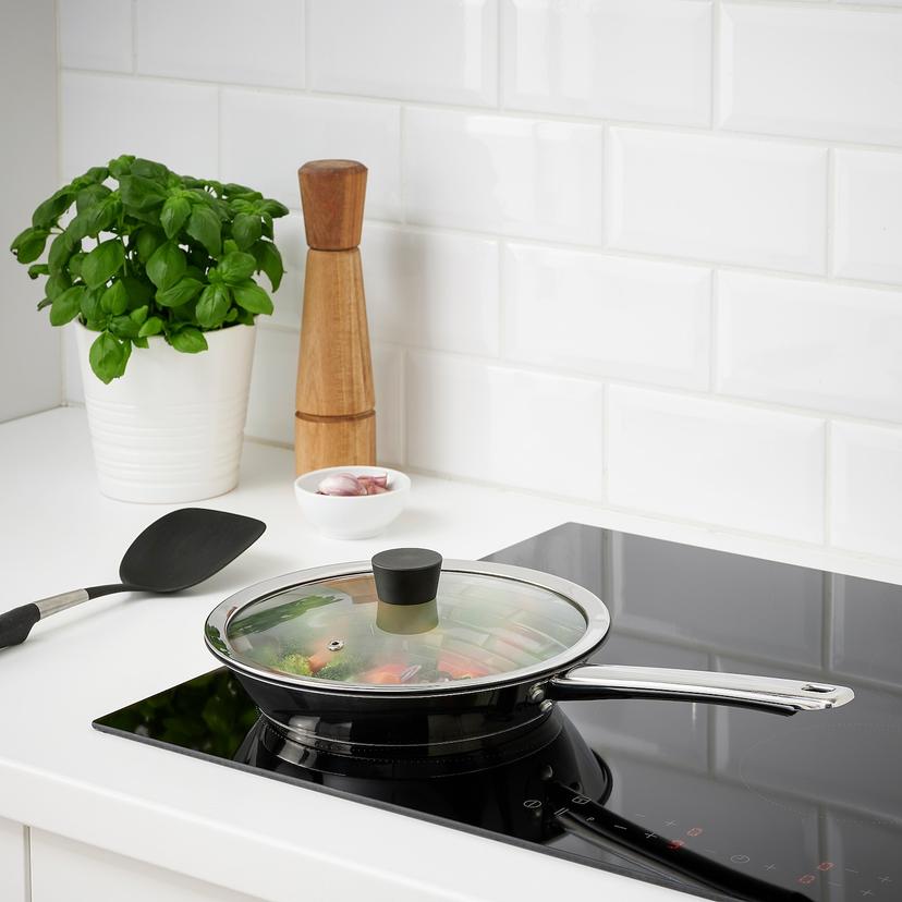 KLOCKREN — Pokrywka na patelnię, szkło, 