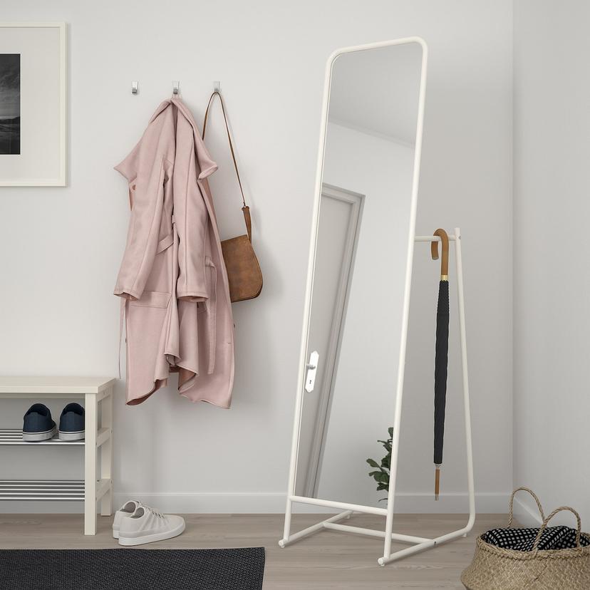 KNAPPER — зеркало напольное, белый, 48x160 см
