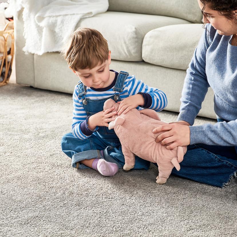 KNORRIG — Плюшевая игрушка, поросенок/розовый