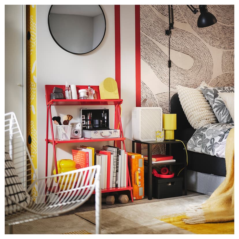 KRÖNIKÖR — модуль для хранения, красный, 60x35x91 см