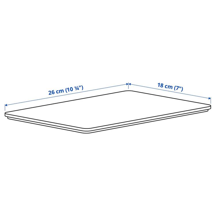 крышка, бамбук, 18x26 см dimensions
