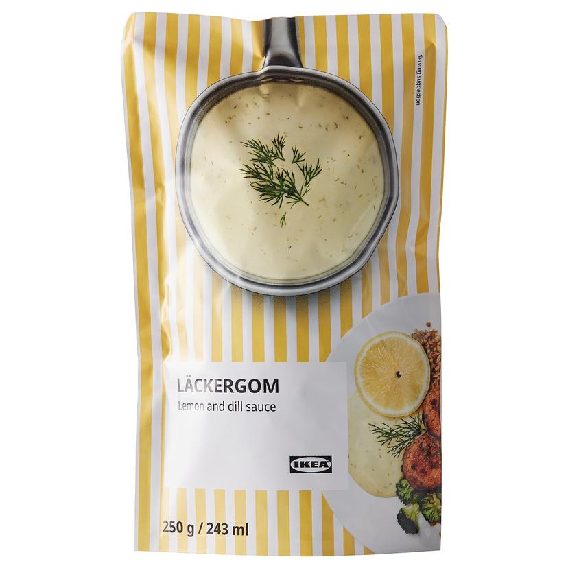 LÄCKERGOM — соус с лимоном и укропом, 250 гр