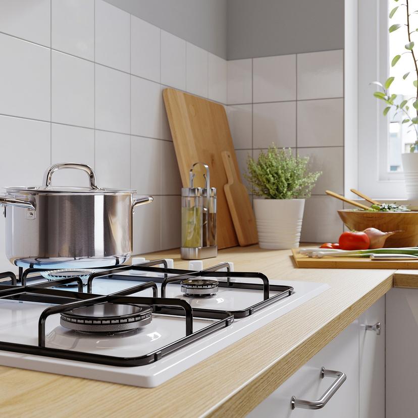 LAGAN — Газовая варочная панель, белая