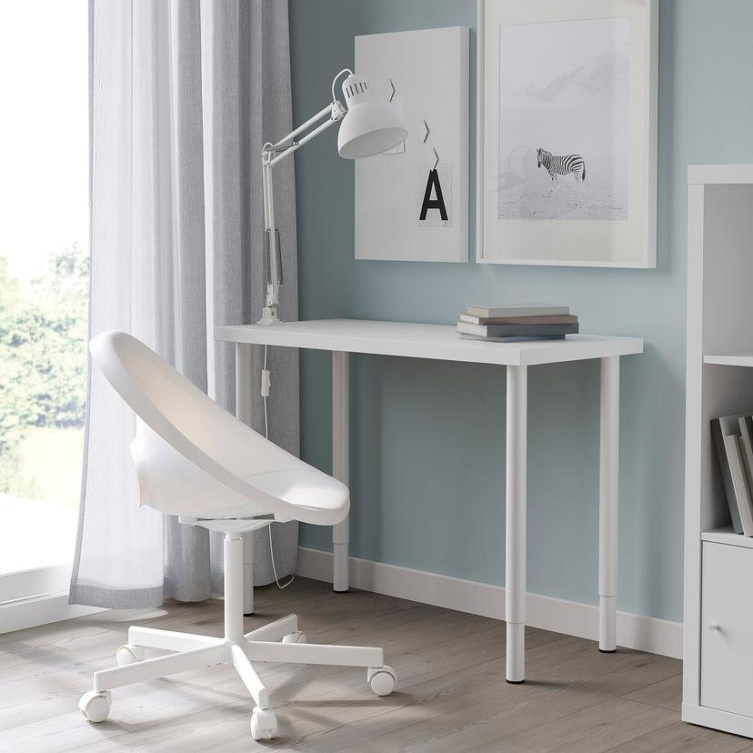 LINNMON / OLOV — Biurko, 100x45 см