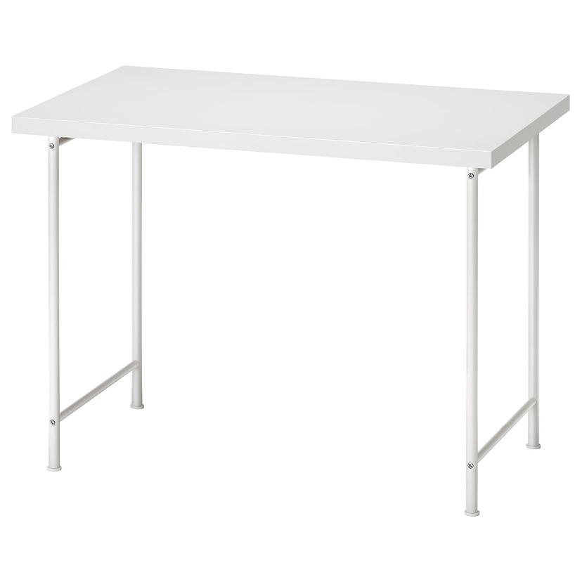 LINNMON / SPÄND — письменный стол, белый, 100x60 см